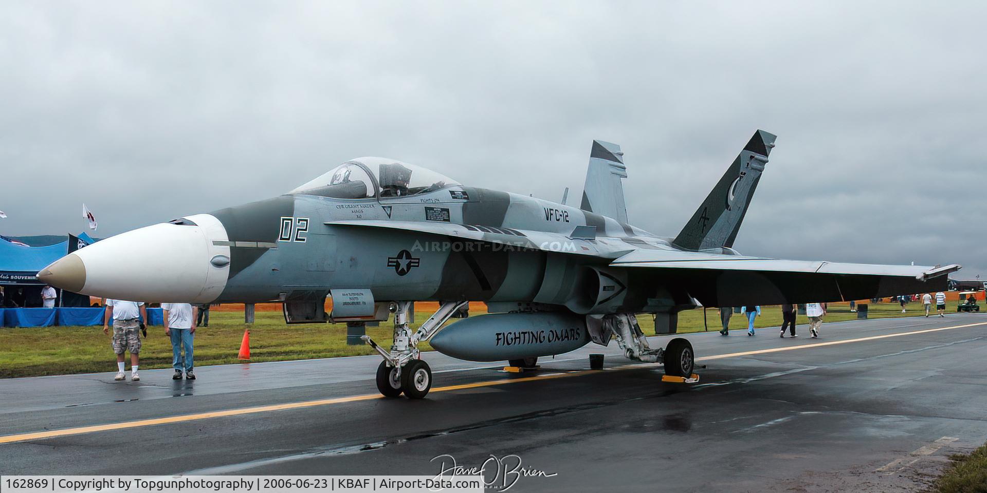 162869, McDonnell Douglas F/A-18A Hornet C/N 0408/A340, VFC-12 Fighting Omars