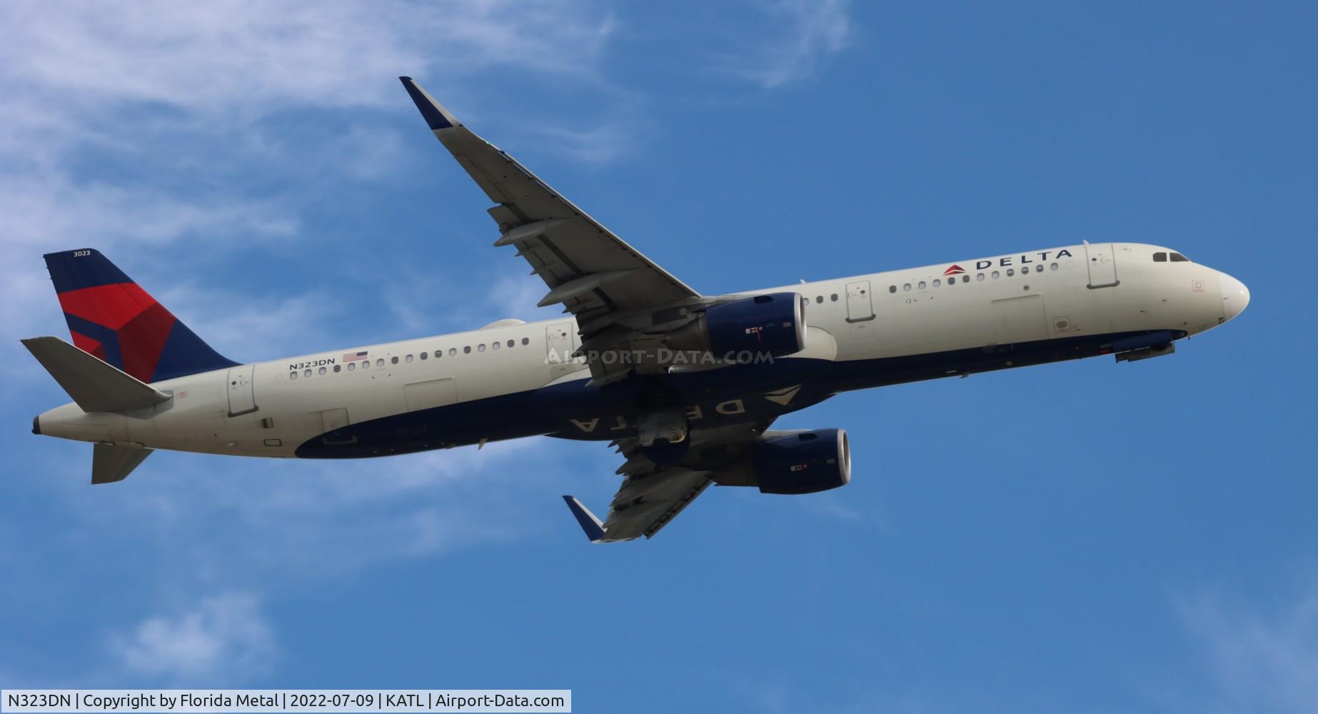 N323DN, 2017 Airbus A321-211 C/N 7672, ATL 2022