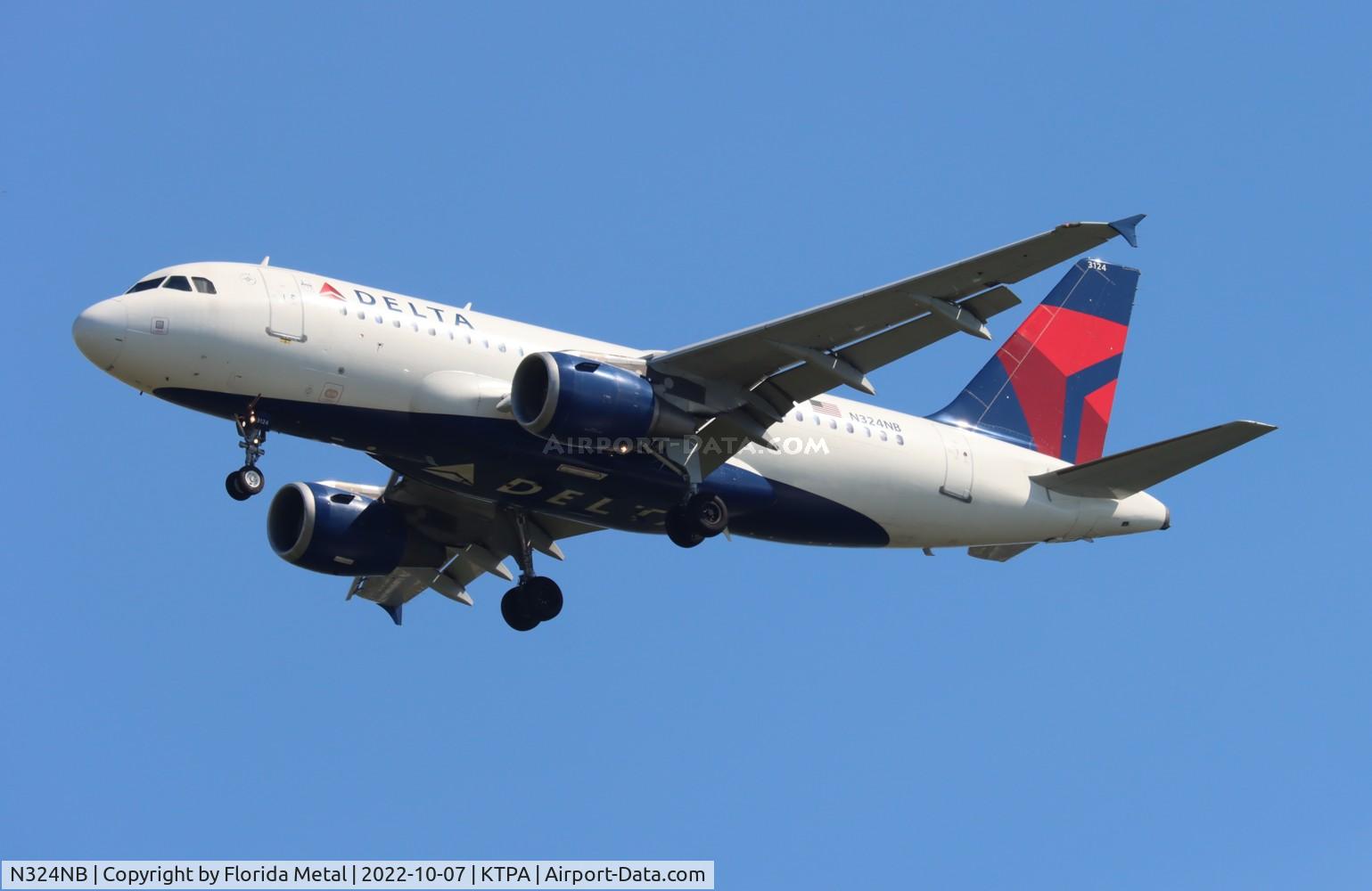 N324NB, 2001 Airbus A319-114 C/N 1456, TPA 2022