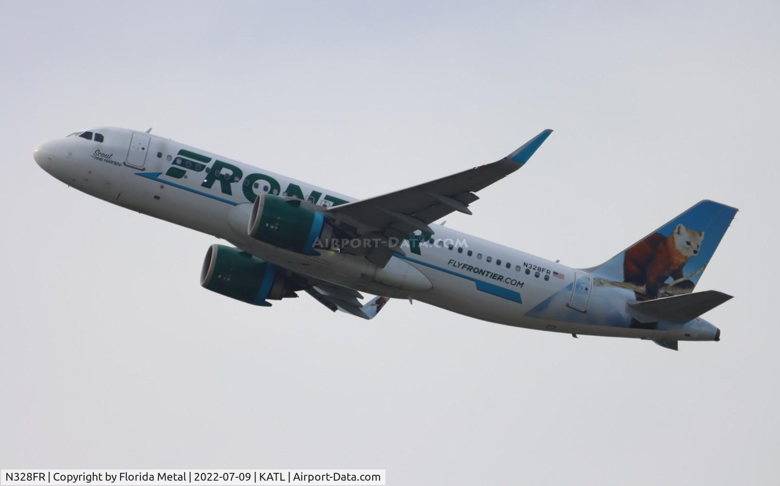 N328FR, 2018 Airbus A320-251N C/N 8118, ATL 2022