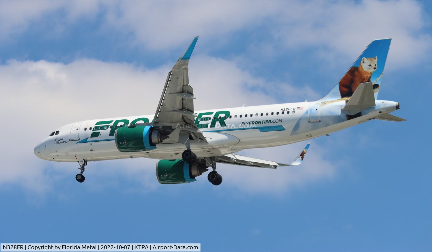 N328FR, 2018 Airbus A320-251N C/N 8118, TPA 2022