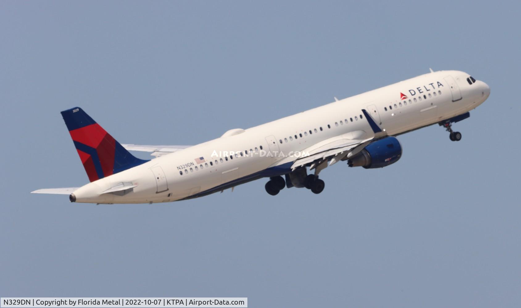 N329DN, 2017 Airbus A321-211 C/N 7885, TPA 2022