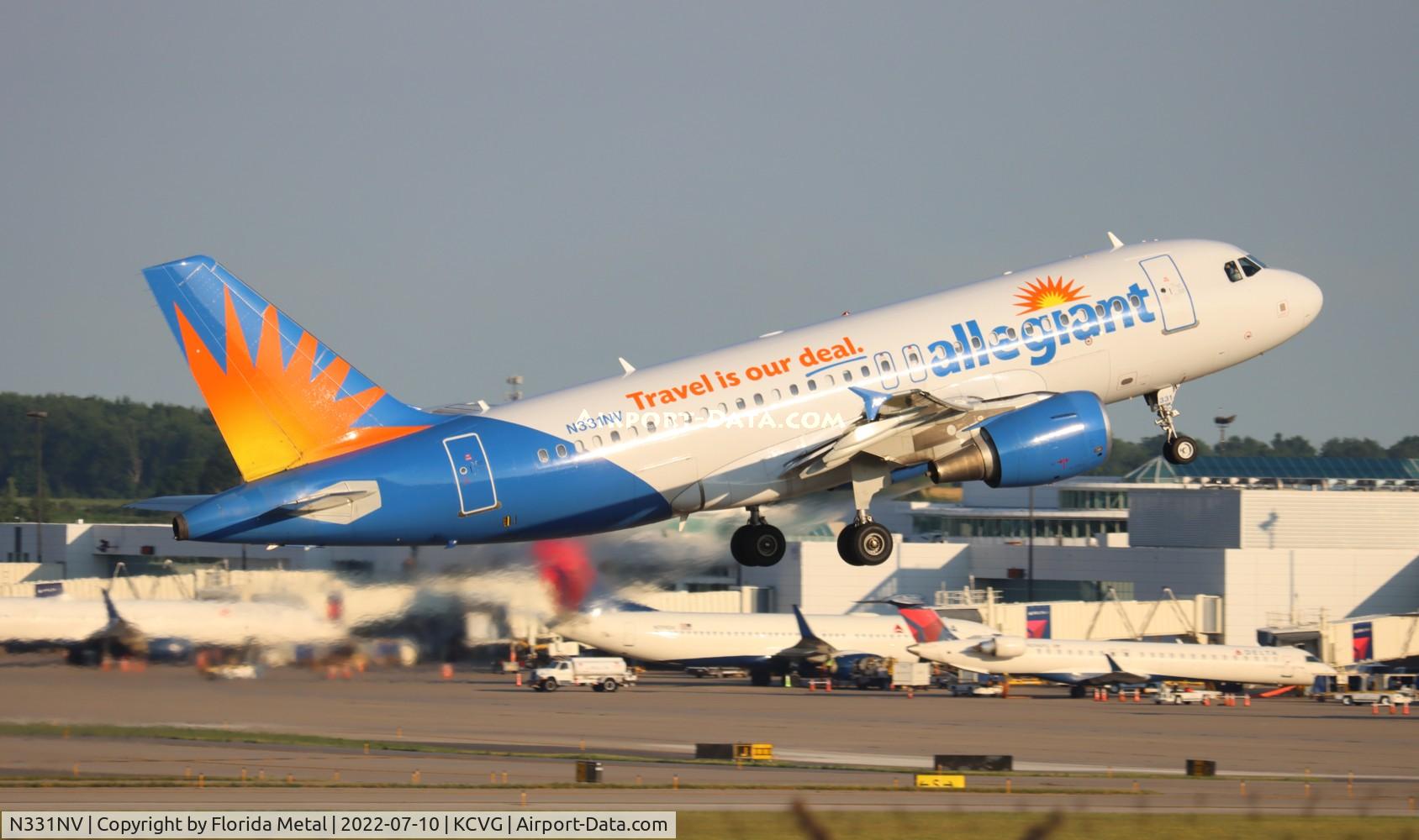 N331NV, 2005 Airbus A319-112 C/N 2625, CVG 2022