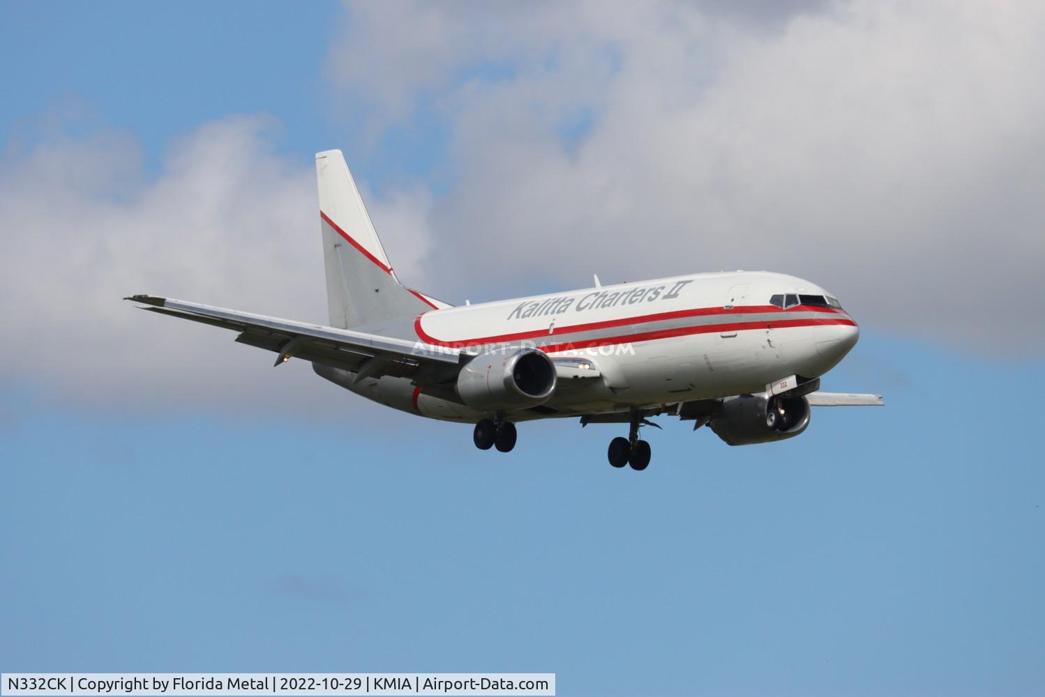 N332CK, 1987 Boeing 737-375F C/N 23707, Kalitta