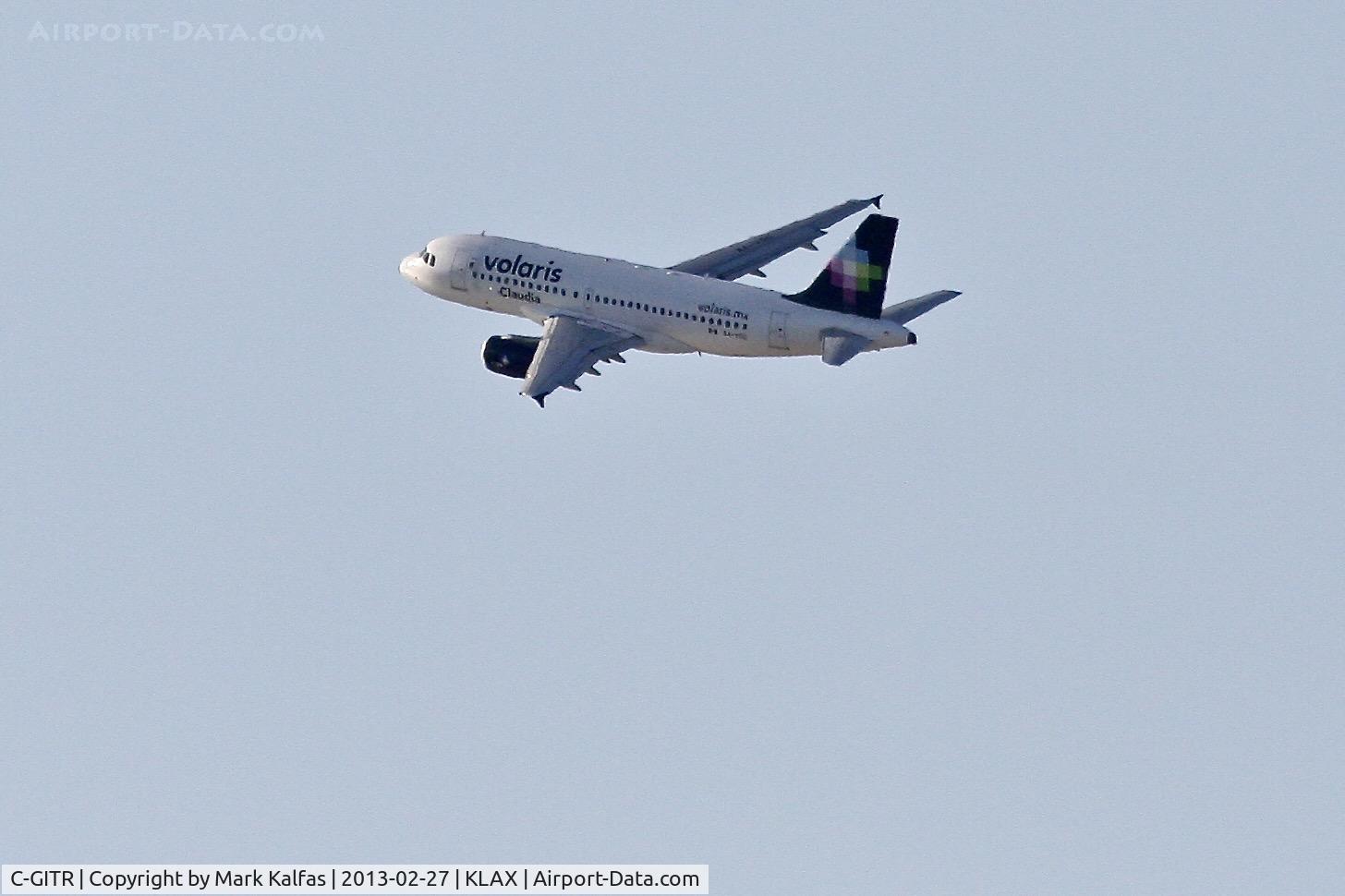 C-GITR, 2001 Airbus A319-112 C/N 1577, Air Canada A319, C-GITR departing 24L LAX