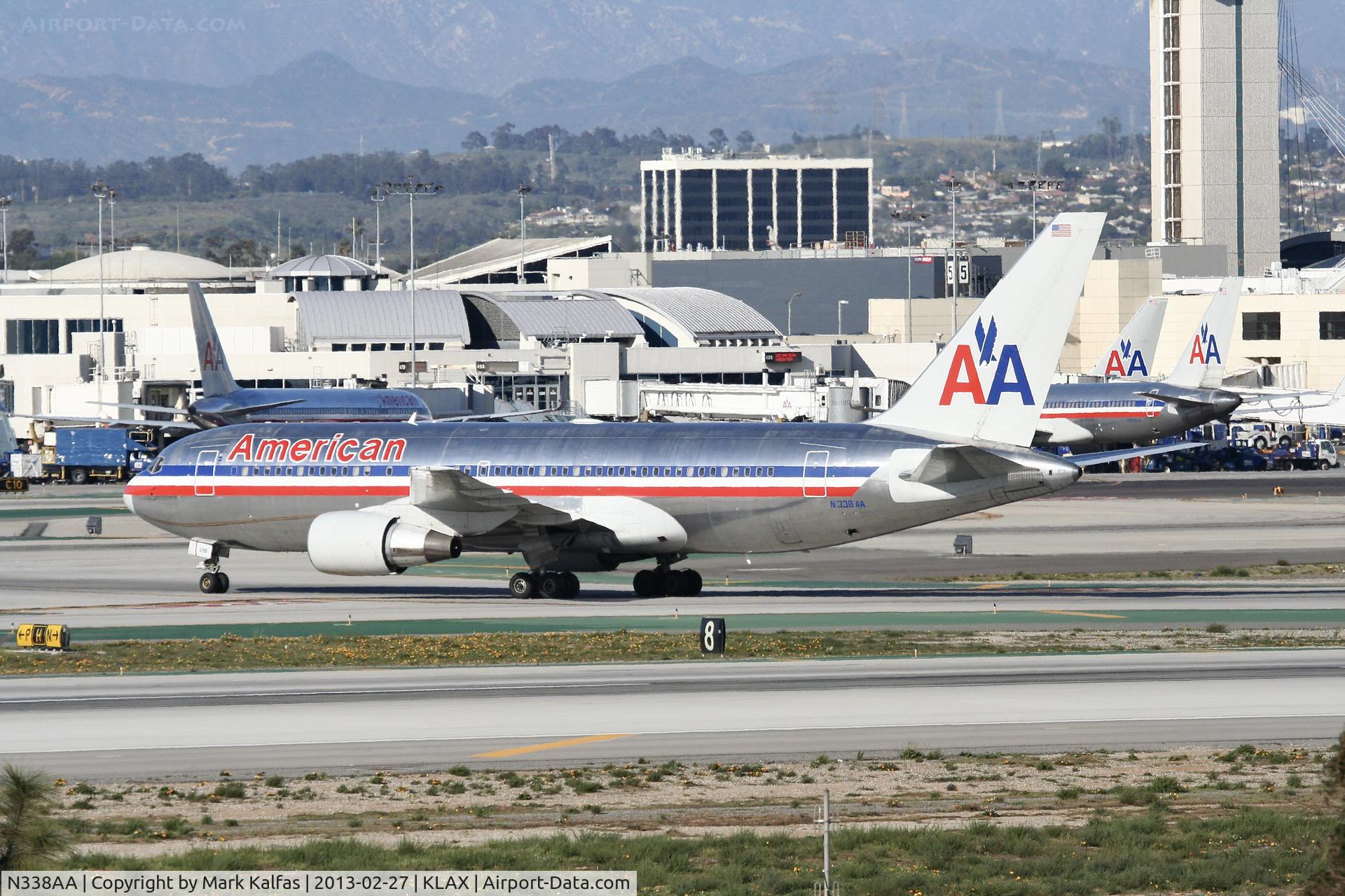 N338AA, 1987 Boeing 767-223 C/N 22335, American B762, N338AA at KLAX