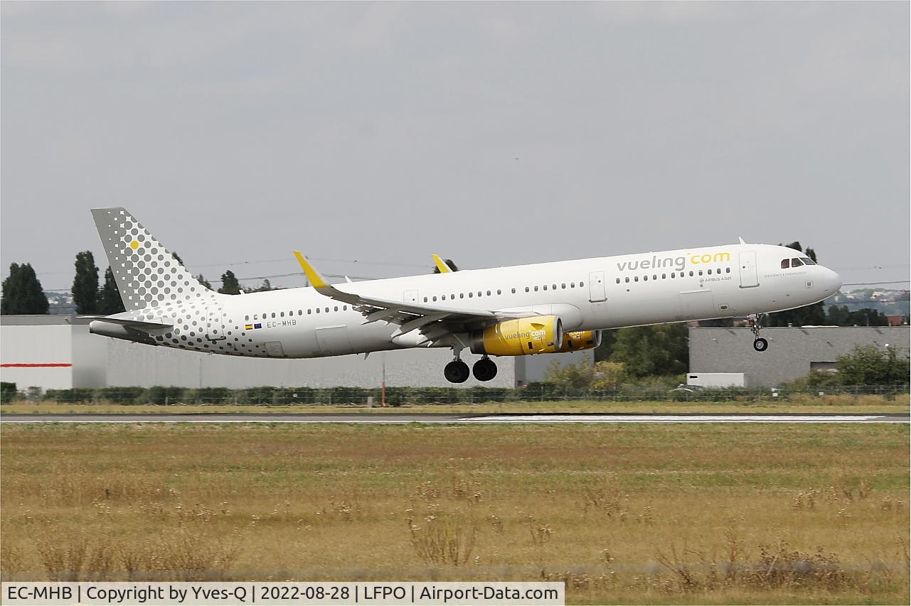 EC-MHB, 2015 Airbus A321-231 C/N 6691, Airbus A321-231, Landing rwy 06, Paris Orly airport (LFPO-ORY)