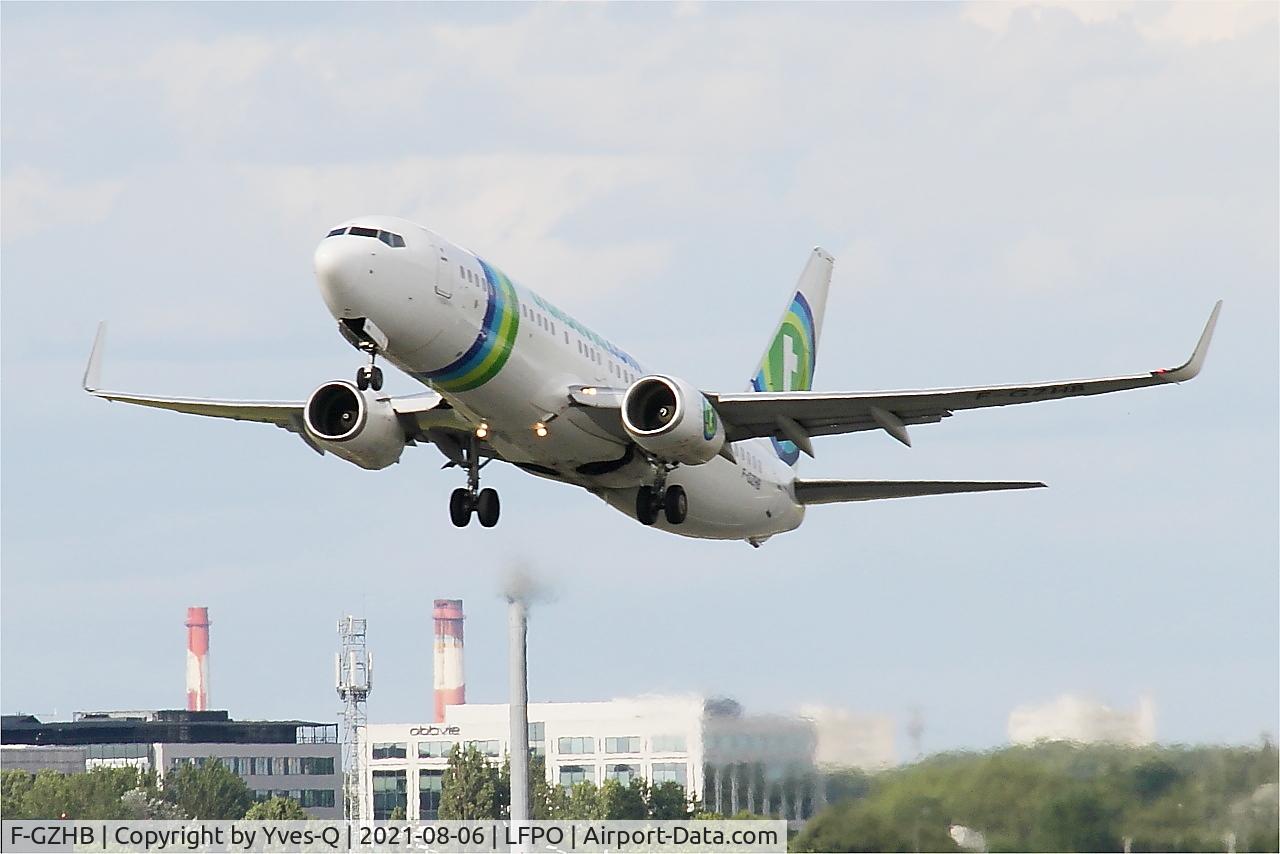 F-GZHB, 2007 Boeing 737-8GJ C/N 34902, Boeing 737-8GJ, Taking off rwy 24, Paris Orly Airport (LFPO-ORY)