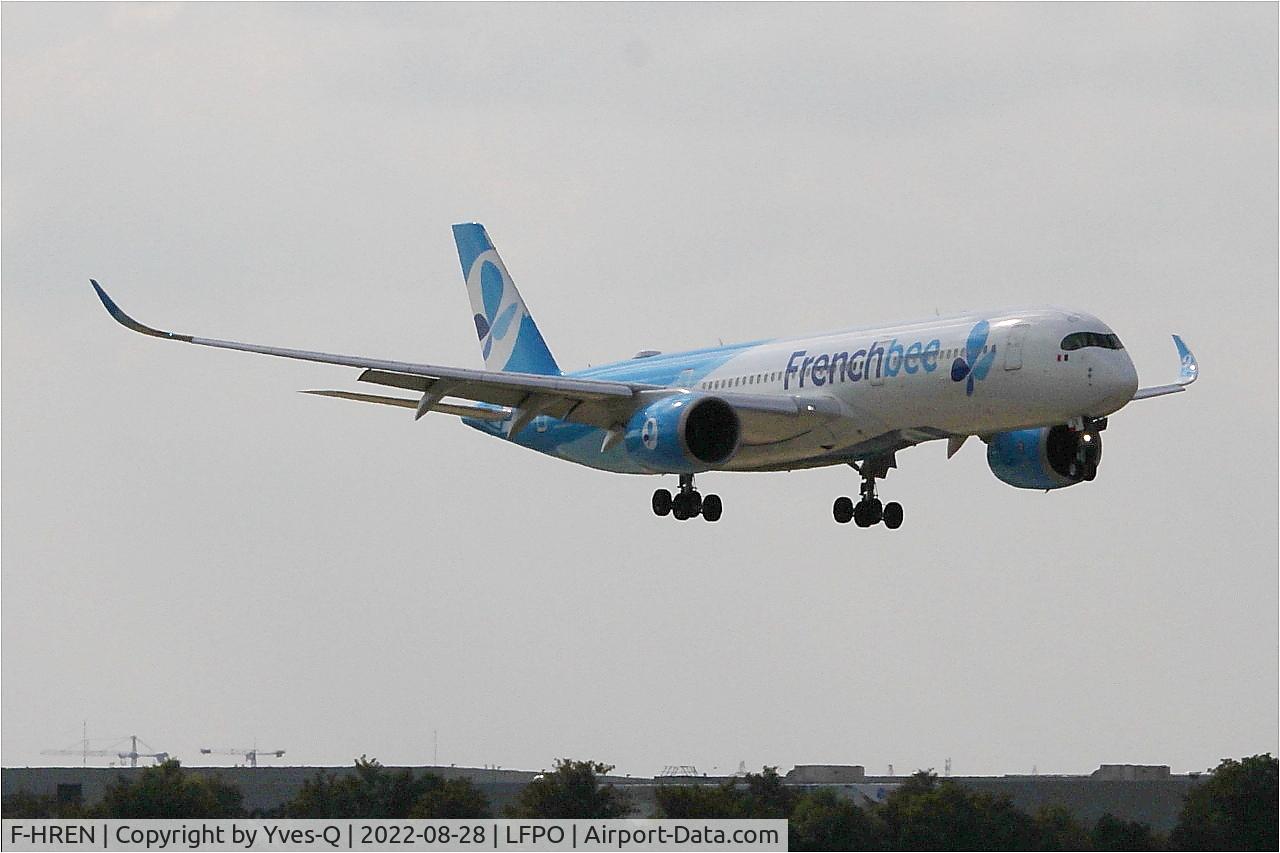 F-HREN, 2020 Airbus A350-941 C/N 433, Airbus A350-941, On final rwy 06, Paris-Orly airport (LFPO-ORY)
