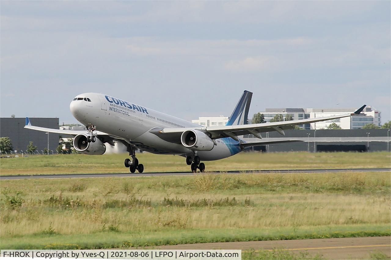 F-HROK, 2010 Airbus A330-343 C/N 1103, Airbus A330-343, Taking off rwy 24, Paris Orly Airport (LFPO-ORY)