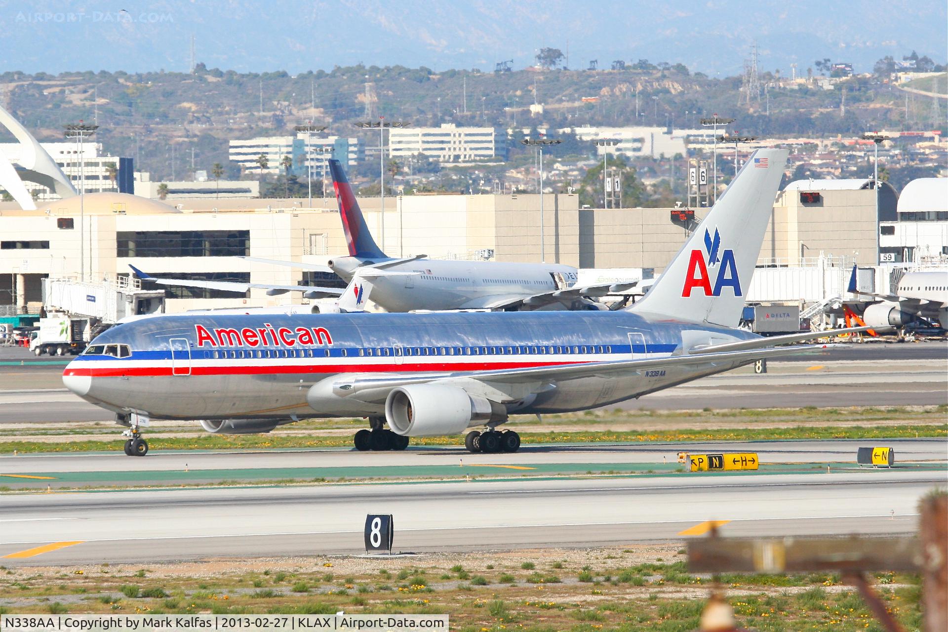 N338AA, 1987 Boeing 767-223 C/N 22335, American B762, N338AA at LAX