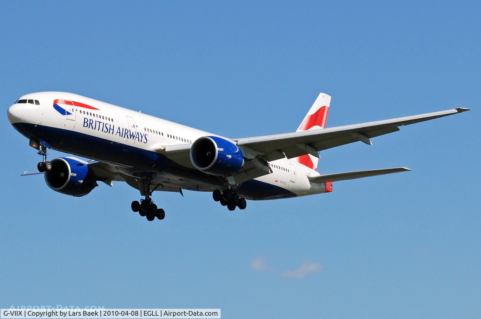 G-VIIX, 1999 Boeing 777-236 C/N 29966, RWY27L Myrtle Ave