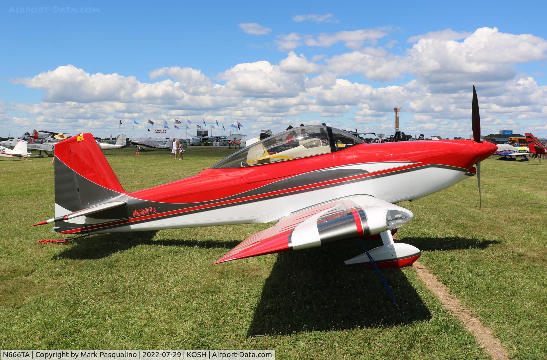 N666TA, 2014 Vans RV-8 C/N 999, Vans RV-8