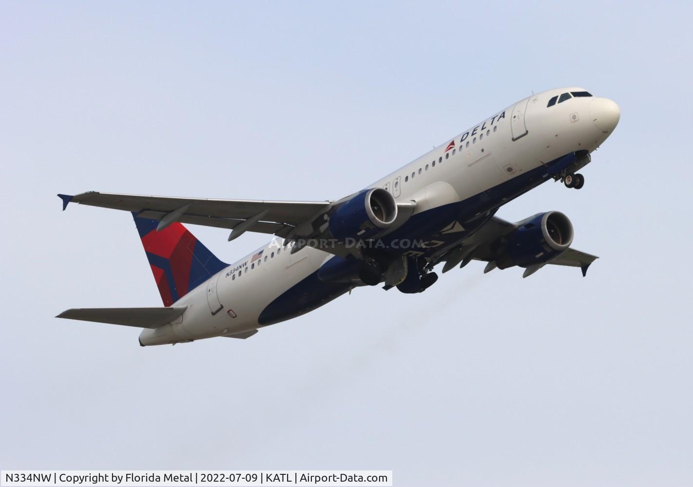 N334NW, 1992 Airbus A320-212 C/N 339, ATL 2022