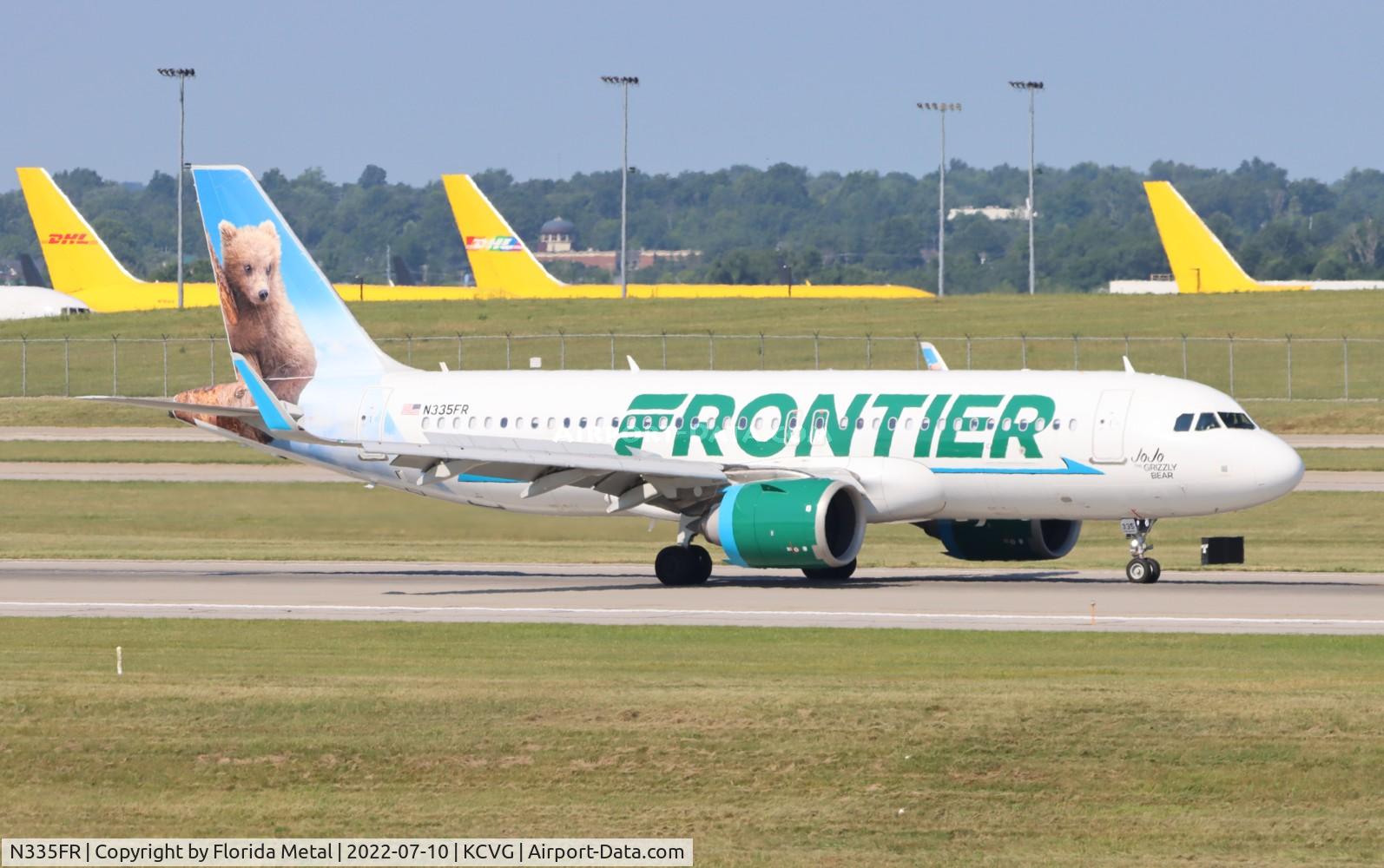 N335FR, 2018 Airbus A320-251N, CVG 2022