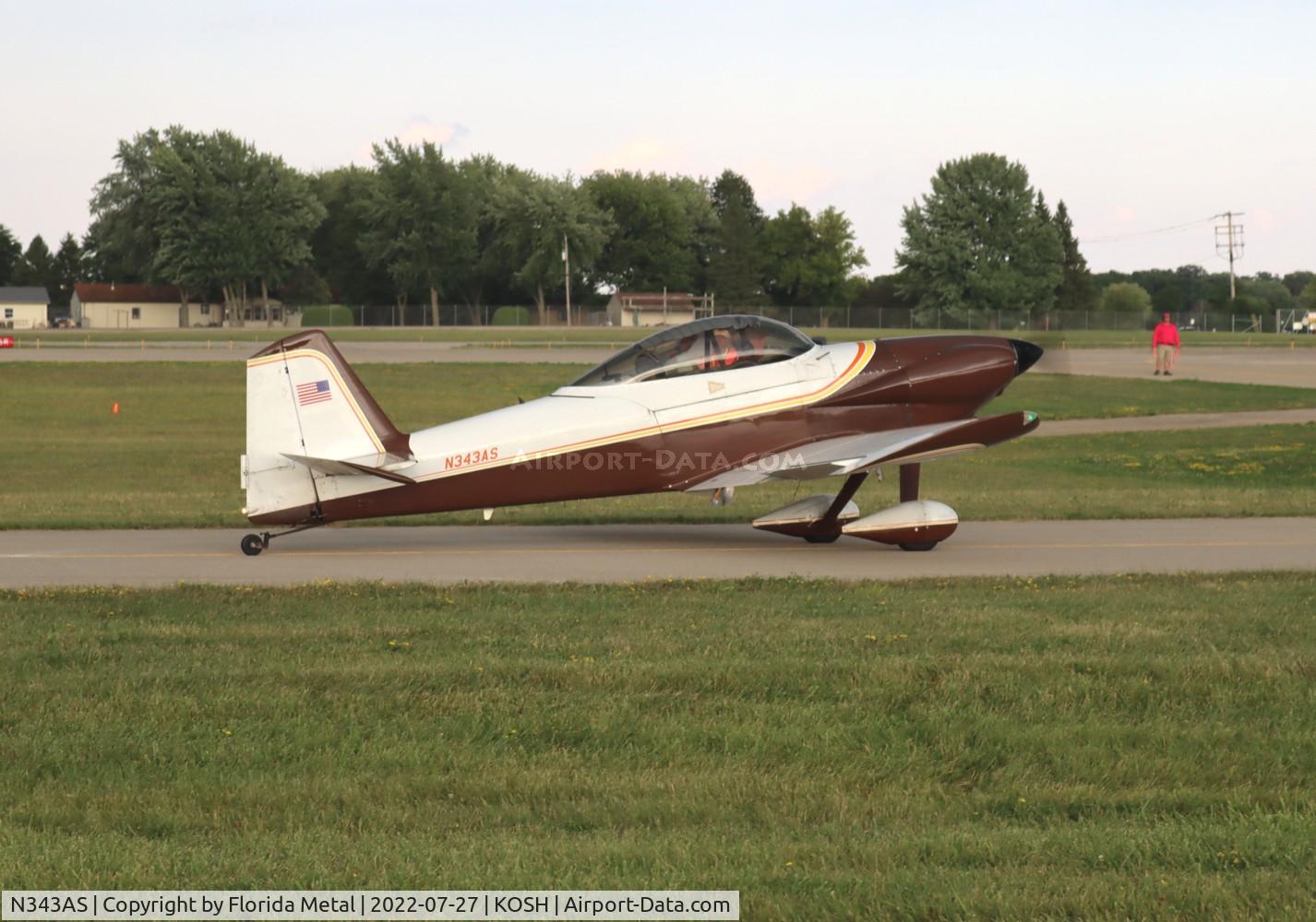 N343AS, 1992 Vans RV-4 C/N WM-2, OSH 2022