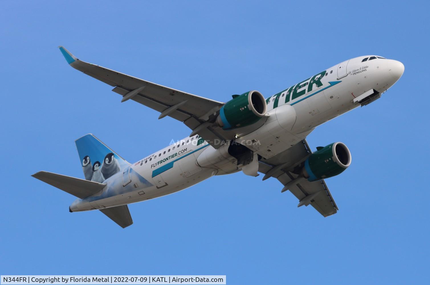 N344FR, 2018 Airbus A320-251N C/N 8639, ATL 2022