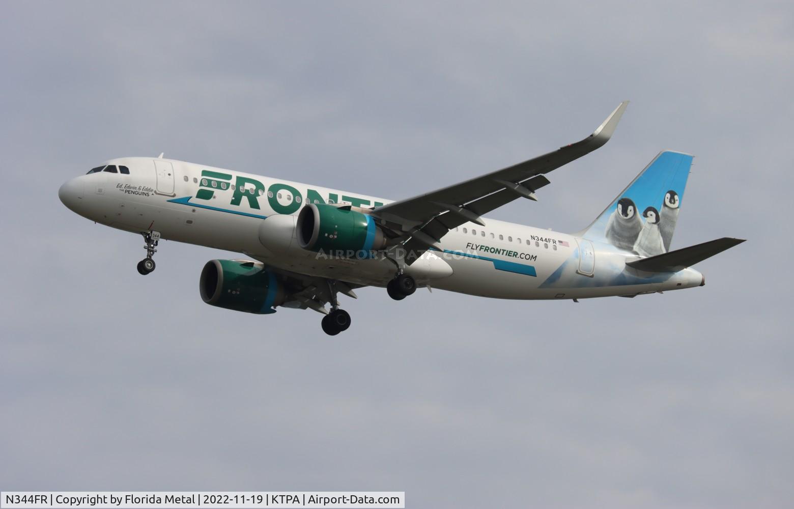 N344FR, 2018 Airbus A320-251N C/N 8639, The Penguins