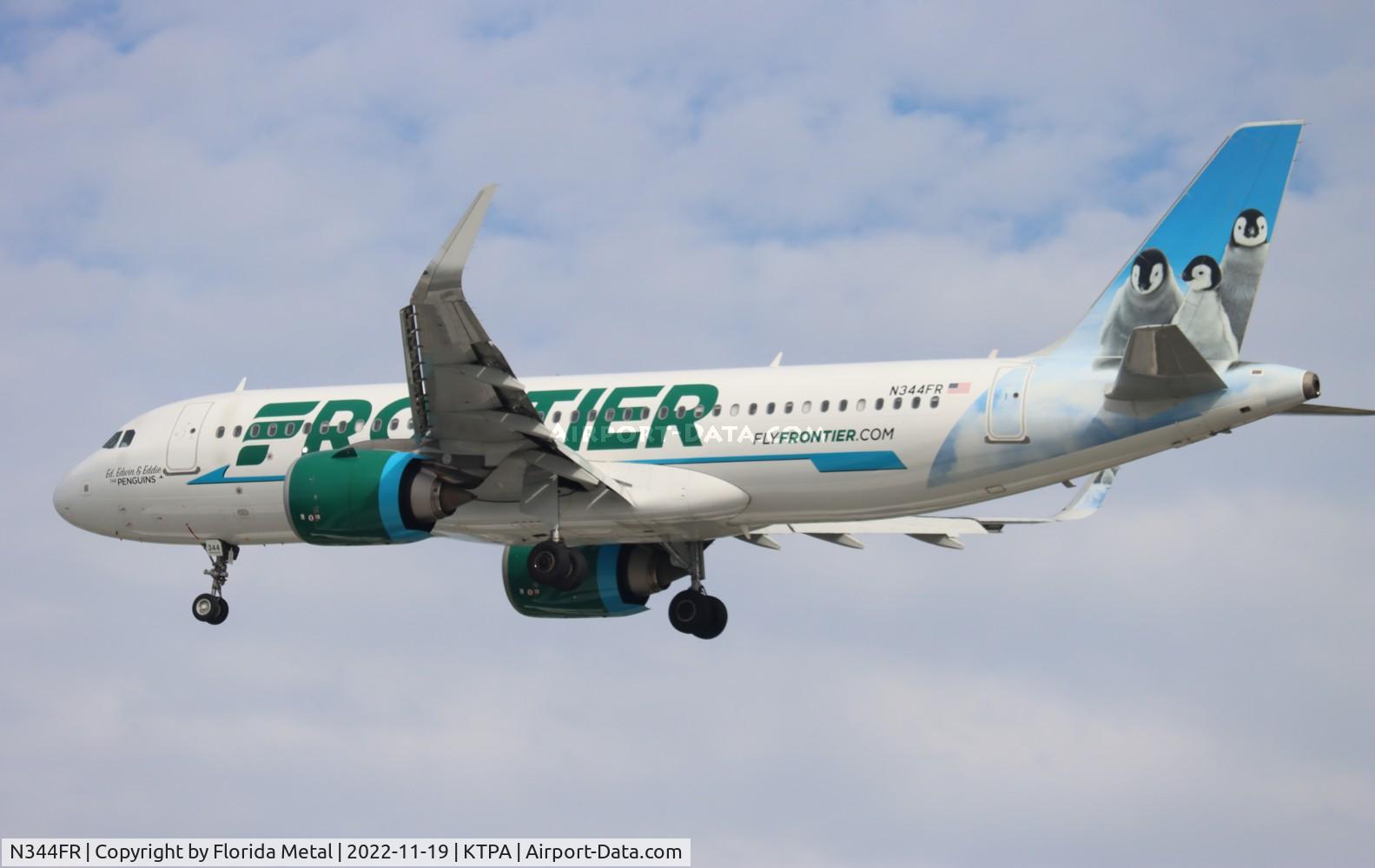 N344FR, 2018 Airbus A320-251N C/N 8639, TPA 2022