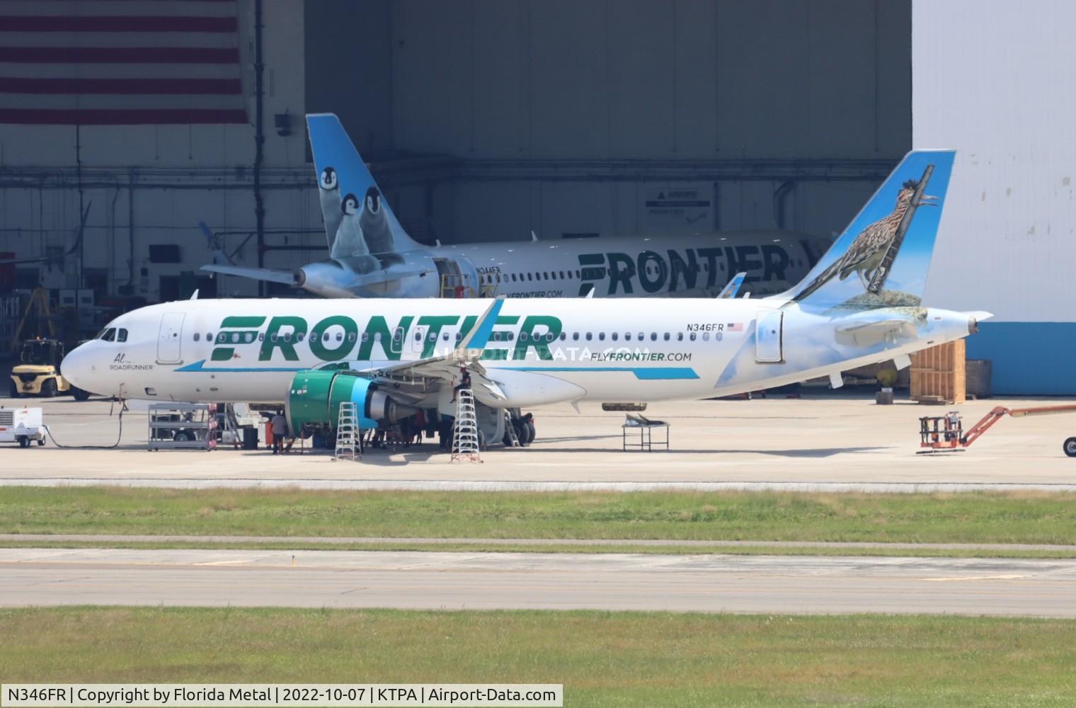 N346FR, 2019 Airbus A320-251N C/N 8642, TPA 2022