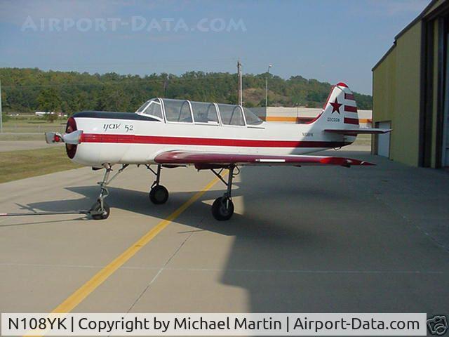 N108YK, 1982 Yakovlev Yak-52 C/N 822114, Currently For Sale