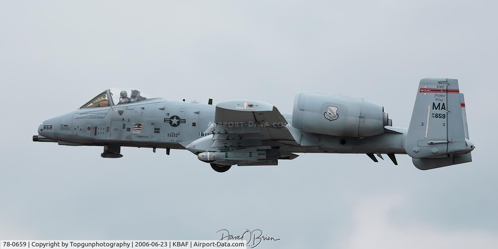 78-0659, 1978 Fairchild Republic A-10A Thunderbolt II C/N A10-0279, A-10 Demo for the 104th FW