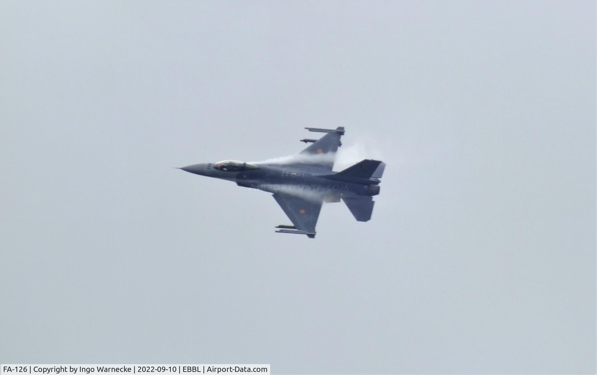 FA-126, SABCA F-16AM Fighting Falcon C/N 6H-126, General Dynamics (SABCA) F-16AM Fighting Falcon of the FAeB (Belgian air force) at the 2022 Sanicole Spottersday at Kleine Brogel air base