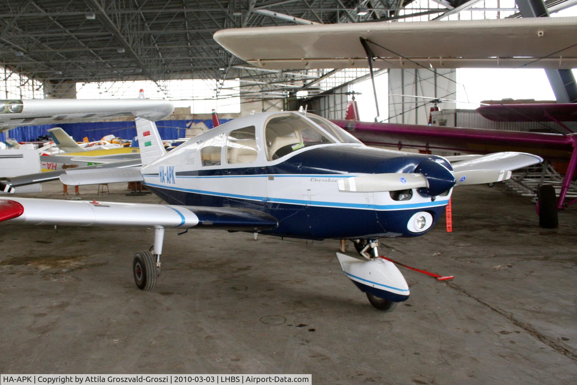 HA-APK, 1970 Piper PA-28-140 Cherokee C/N 28-26700, LHBS - Budaörs Airport, Budaörs, Hungary