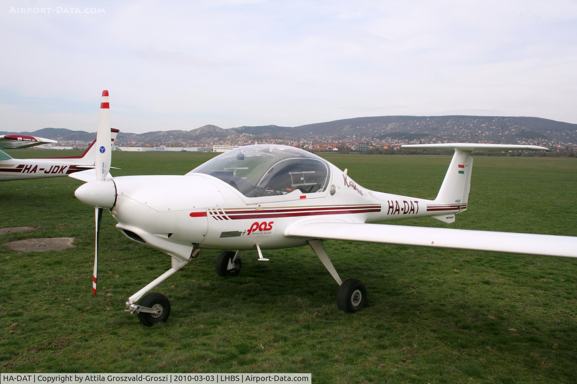 HA-DAT, 1995 HOAC DV-20 Katana C/N 20132, LHBS - Budaörs Airport, Budaörs, Hungary