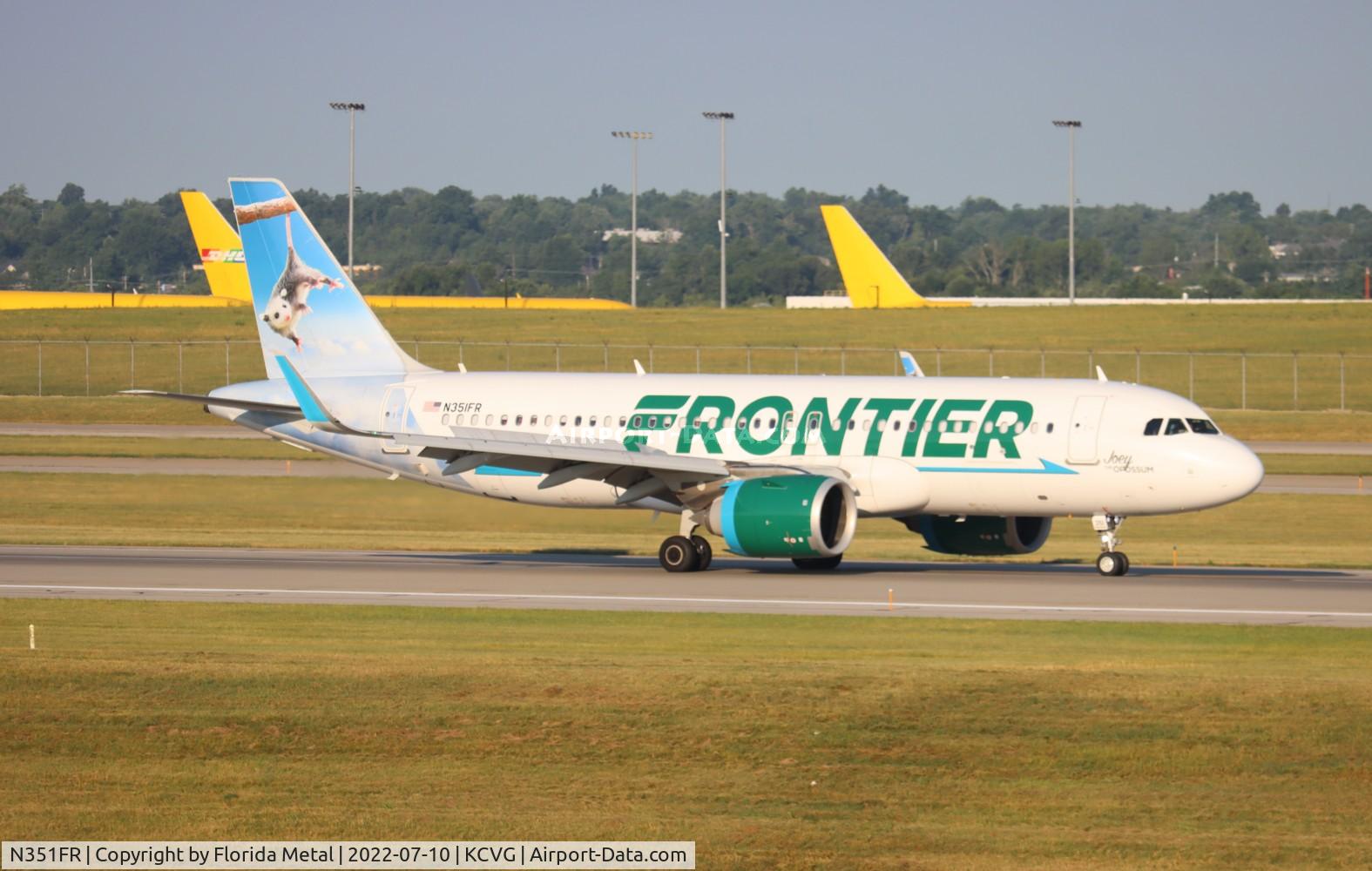 N351FR, 2019 Airbus A320-251N C/N 8913, Joey the Opossum