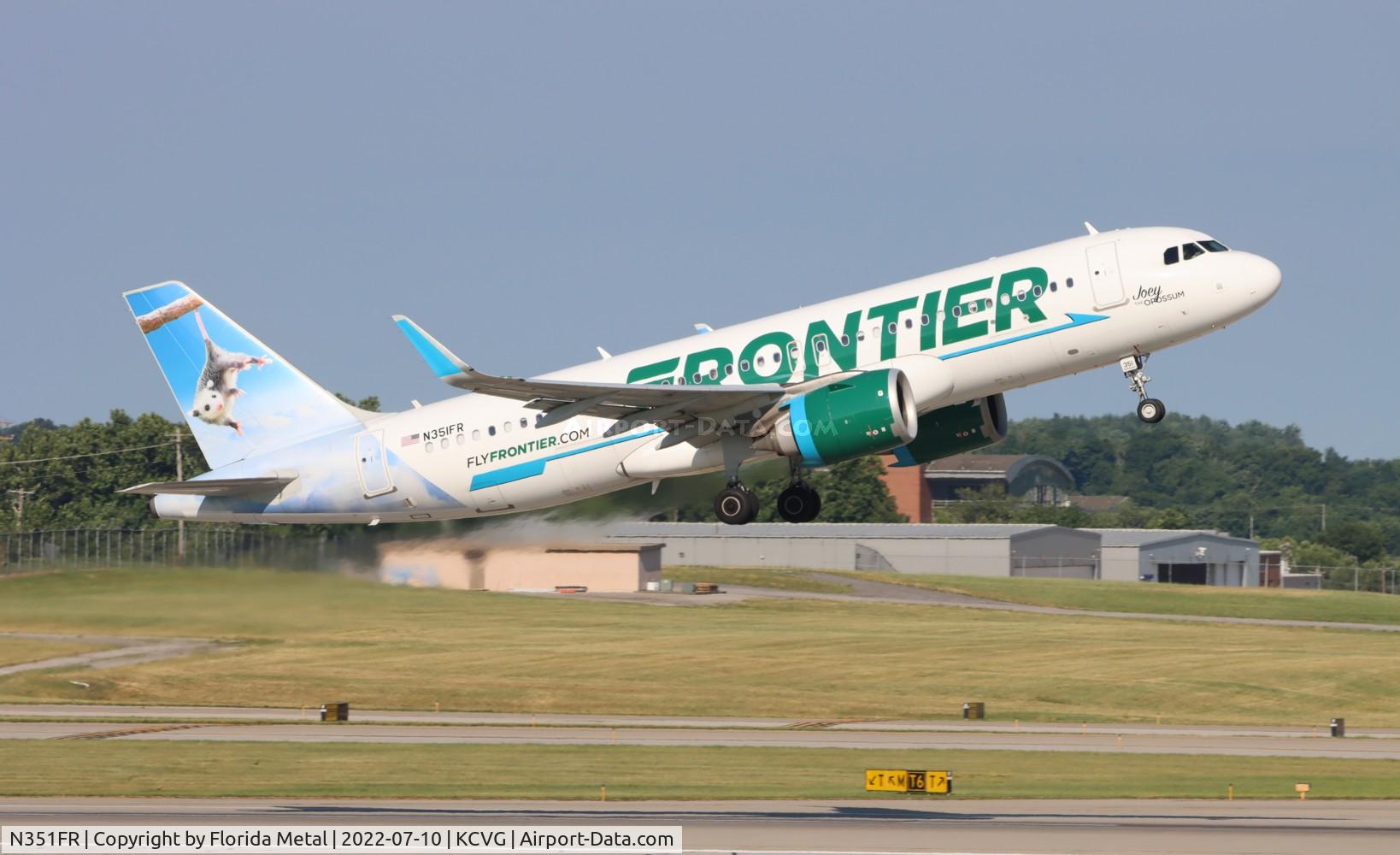 N351FR, 2019 Airbus A320-251N C/N 8913, CVG 2022