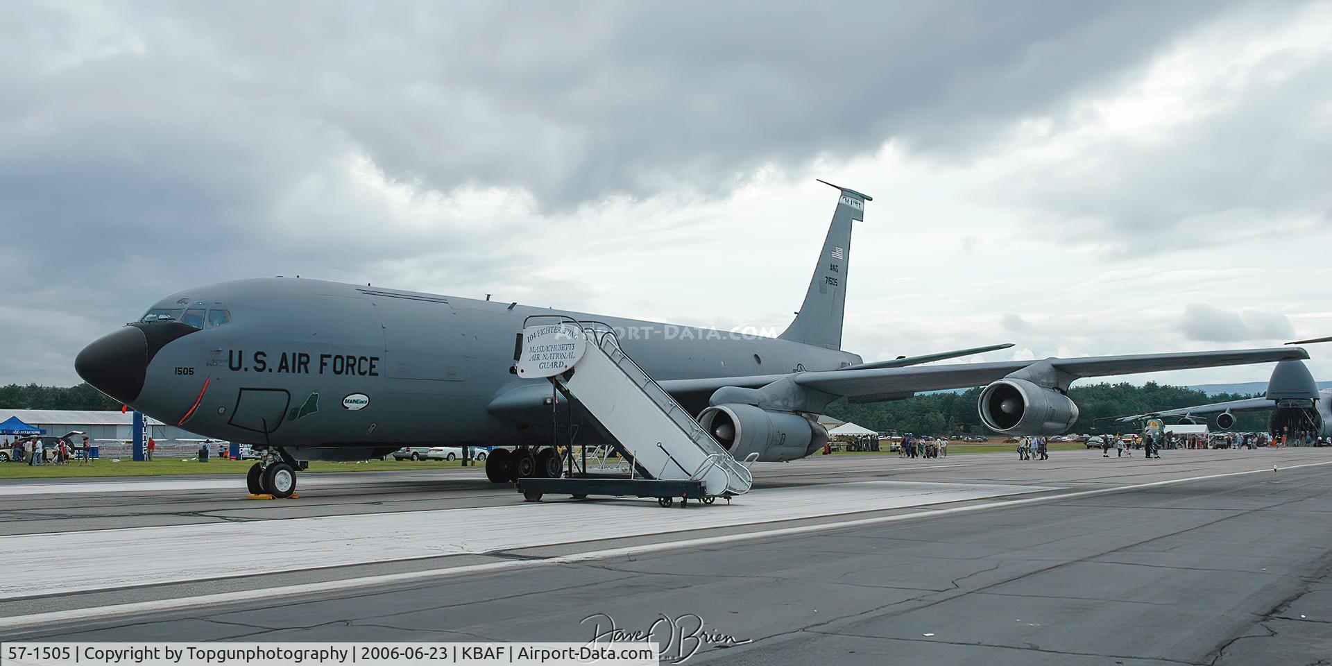 57-1505, 1957 Boeing KC-135E Stratotanker C/N 17576, 132nd ARS
