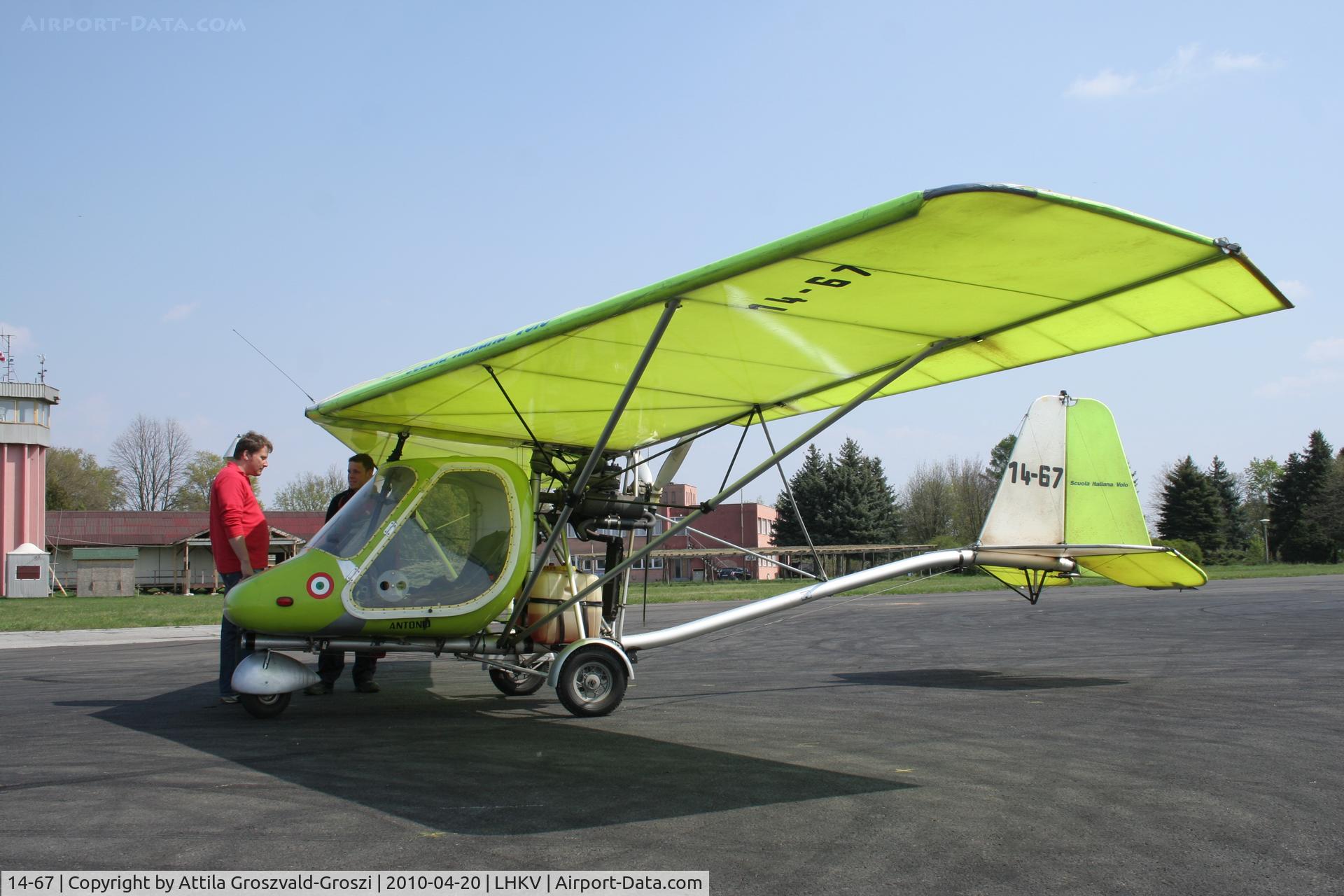 14-67, Ferrari ULM Tucano C/N 281, LHKV - Kaposújlak Airport, Hungary