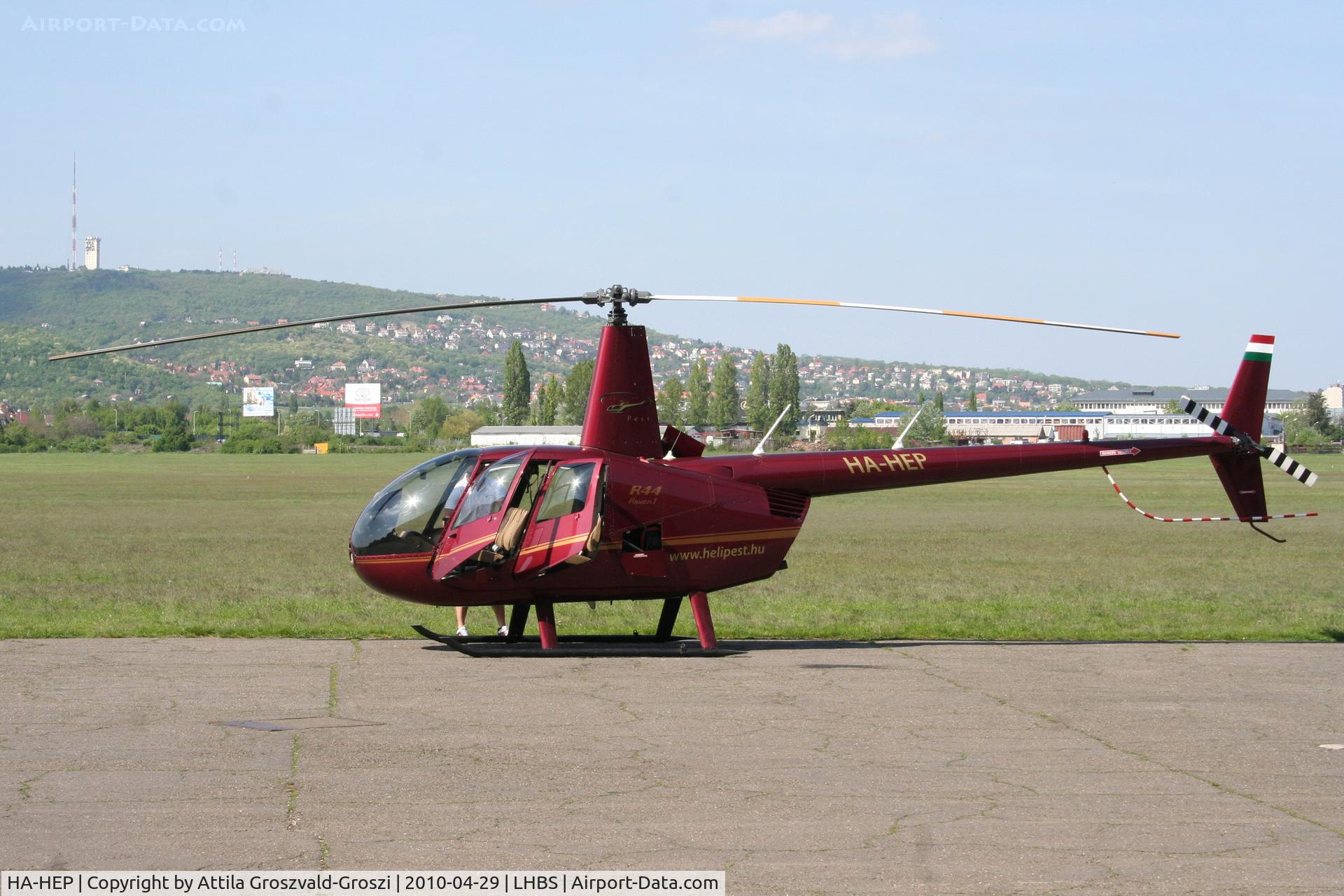 HA-HEP, Robinson R44 C/N 1633, LHBS - Budaörs Airport, Hungary