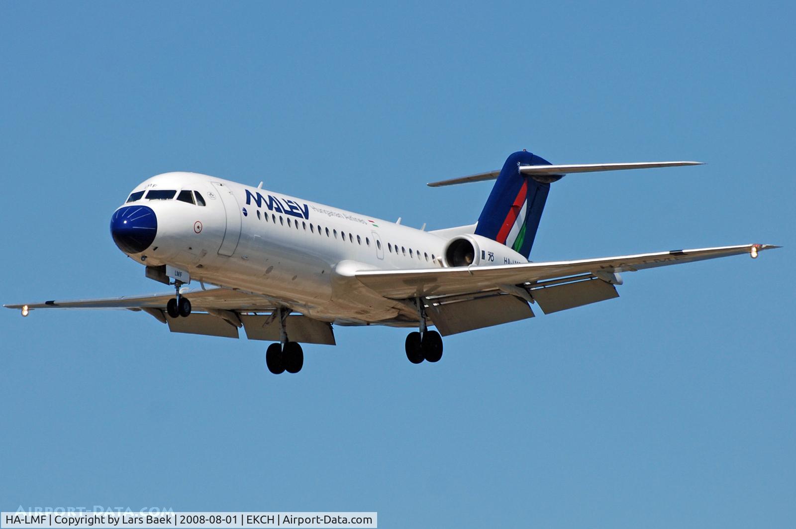 HA-LMF, 1996 Fokker 70 (F-28-0070) C/N 11571, RWY22L