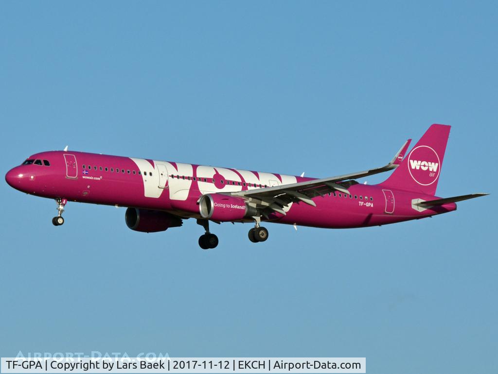 TF-GPA, 2016 Airbus A321-211 C/N 7237, RWY22L