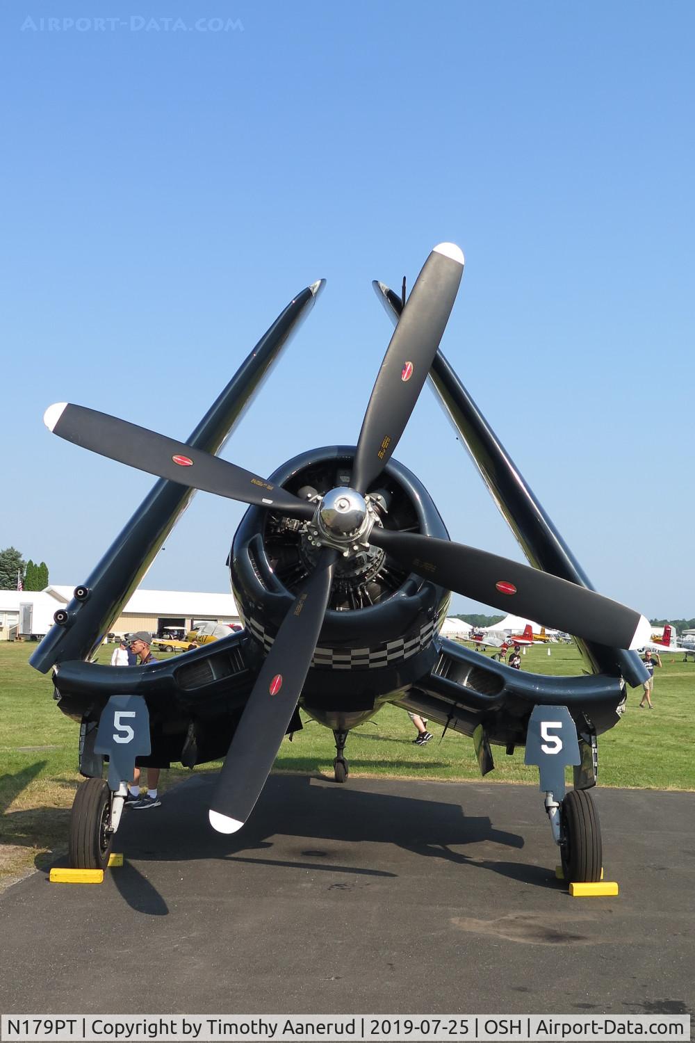 N179PT, 1948 Vought F4U-5 Corsair C/N Not found (Bu122179), 1948 Vought F4U-5 Corsair, Bu122179, AirVenture 2019