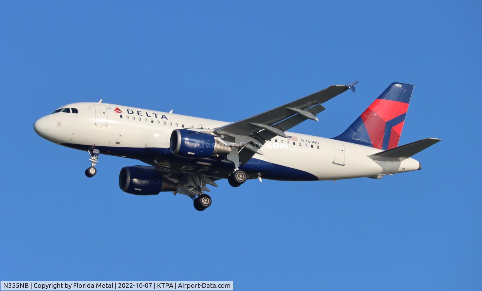 N355NB, 2002 Airbus A319-114 C/N 1839, TPA 2022