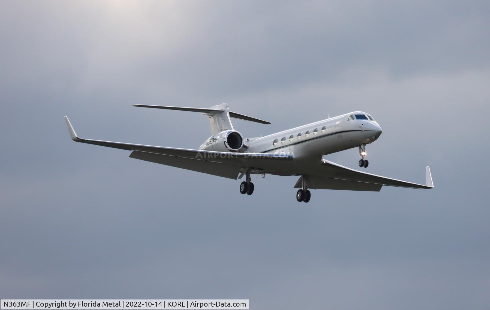 N363MF, 2006 Gulfstream Aerospace GV-SP (G550) C/N 5112, ORL 2022