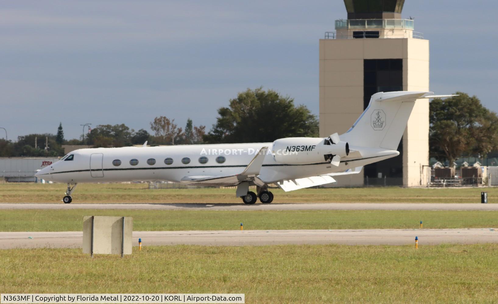 N363MF, 2006 Gulfstream Aerospace GV-SP (G550) C/N 5112, ORL 2022