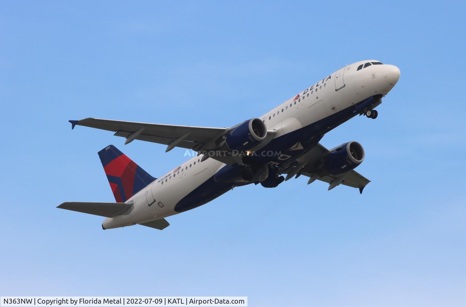 N363NW, 1998 Airbus A320-212 C/N 0923, ATL 2022