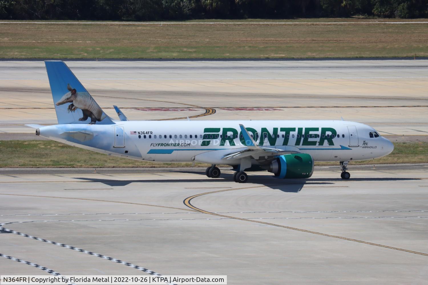 N364FR, 2019 Airbus A320-251NEO C/N 9271, Tex The Armadillo