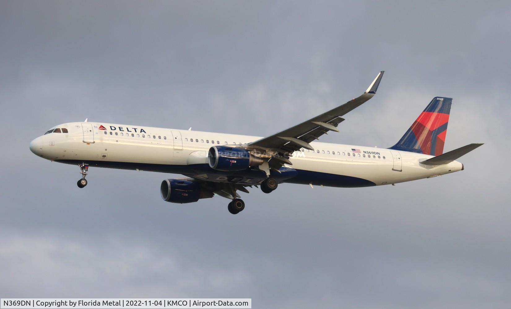 N369DN, 2019 Airbus A321-211 C/N 8697, MCO 2022