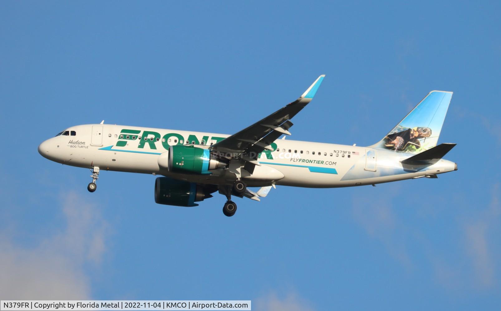 N379FR, 2021 Airbus A320-251N C/N 10510, Hudson the Bog Turtle