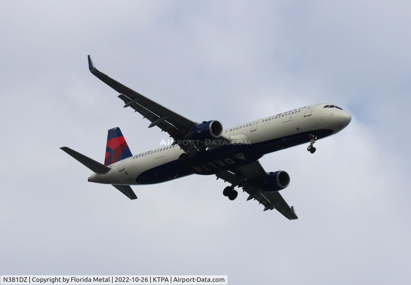 N381DZ, 2019 Airbus A321-211 C/N 8859, TPA 2022