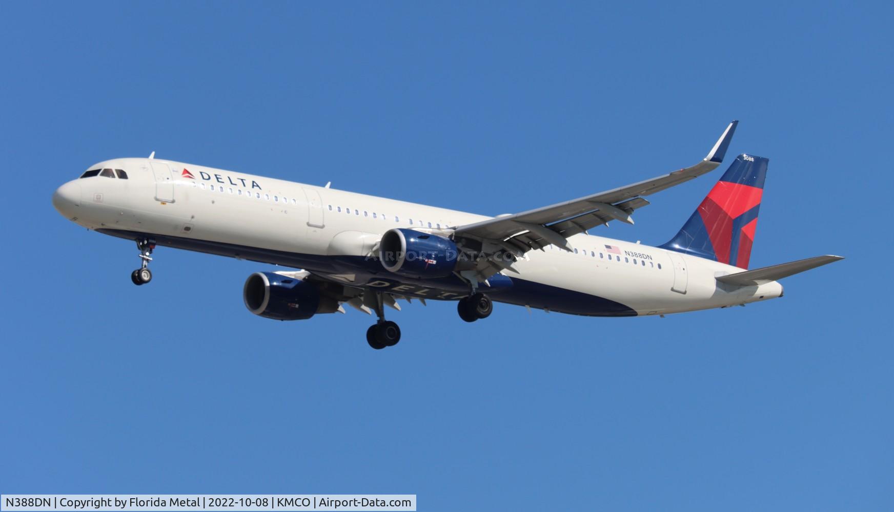 N388DN, 2019 Airbus A321-211 C/N 9043, MCO 2022