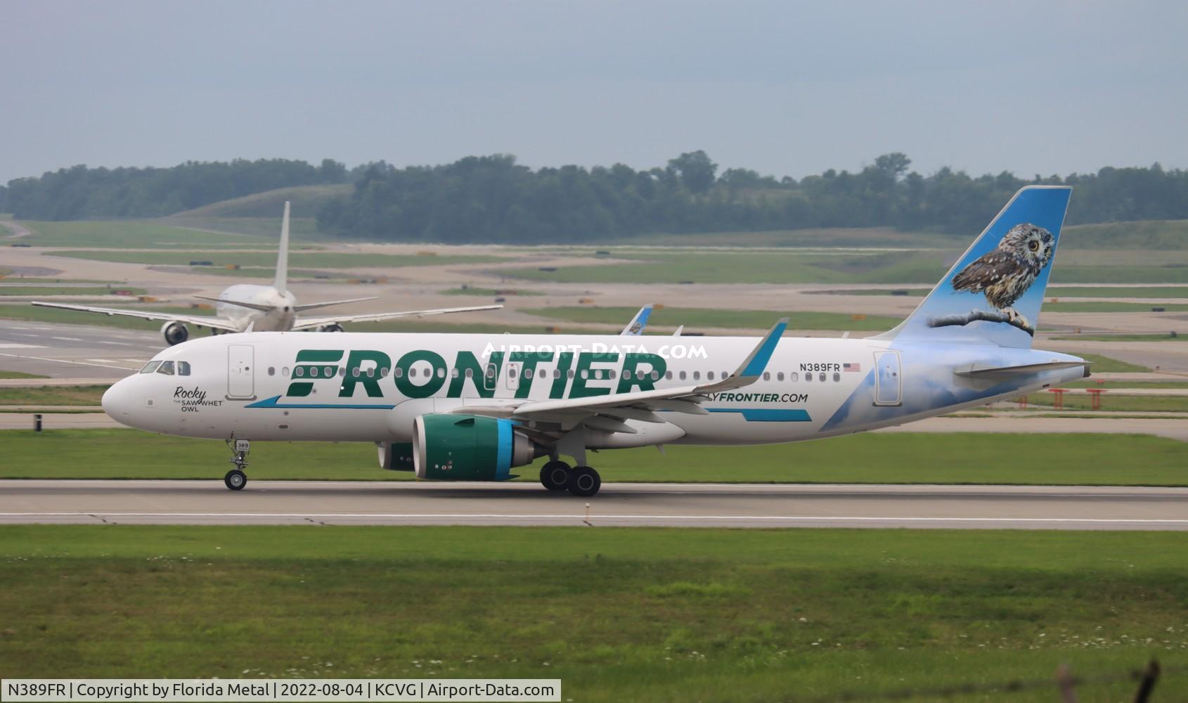 N389FR, 2022 Airbus A320-251N C/N 10743, Rocky the Saw-Whet Owl