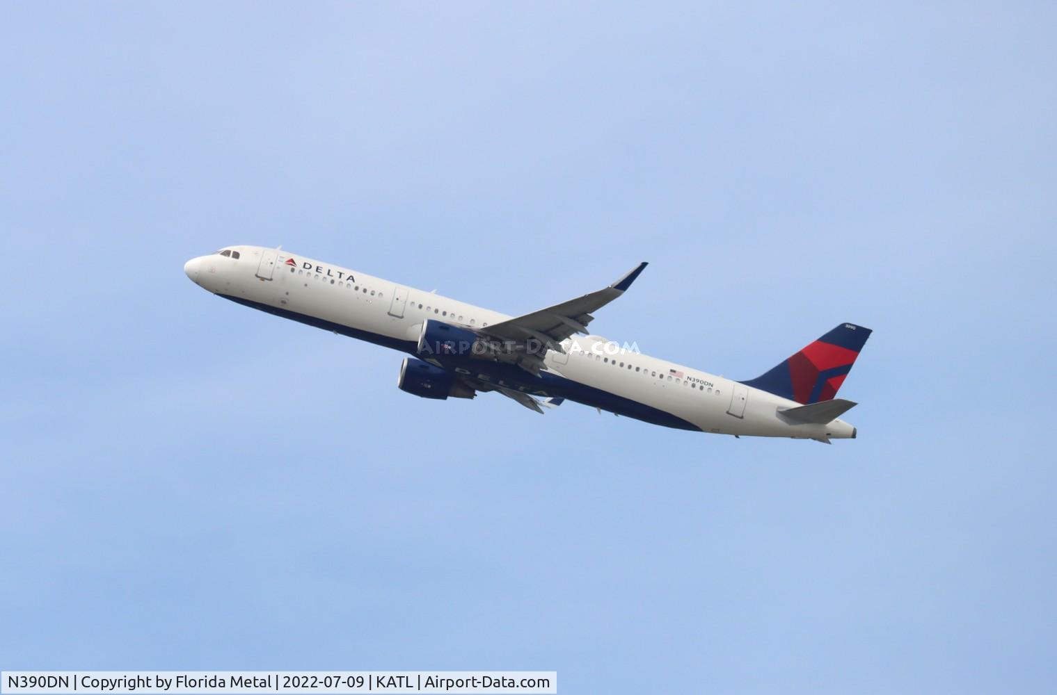 N390DN, 2019 Airbus A321-211 C/N 9066, ATL 2022