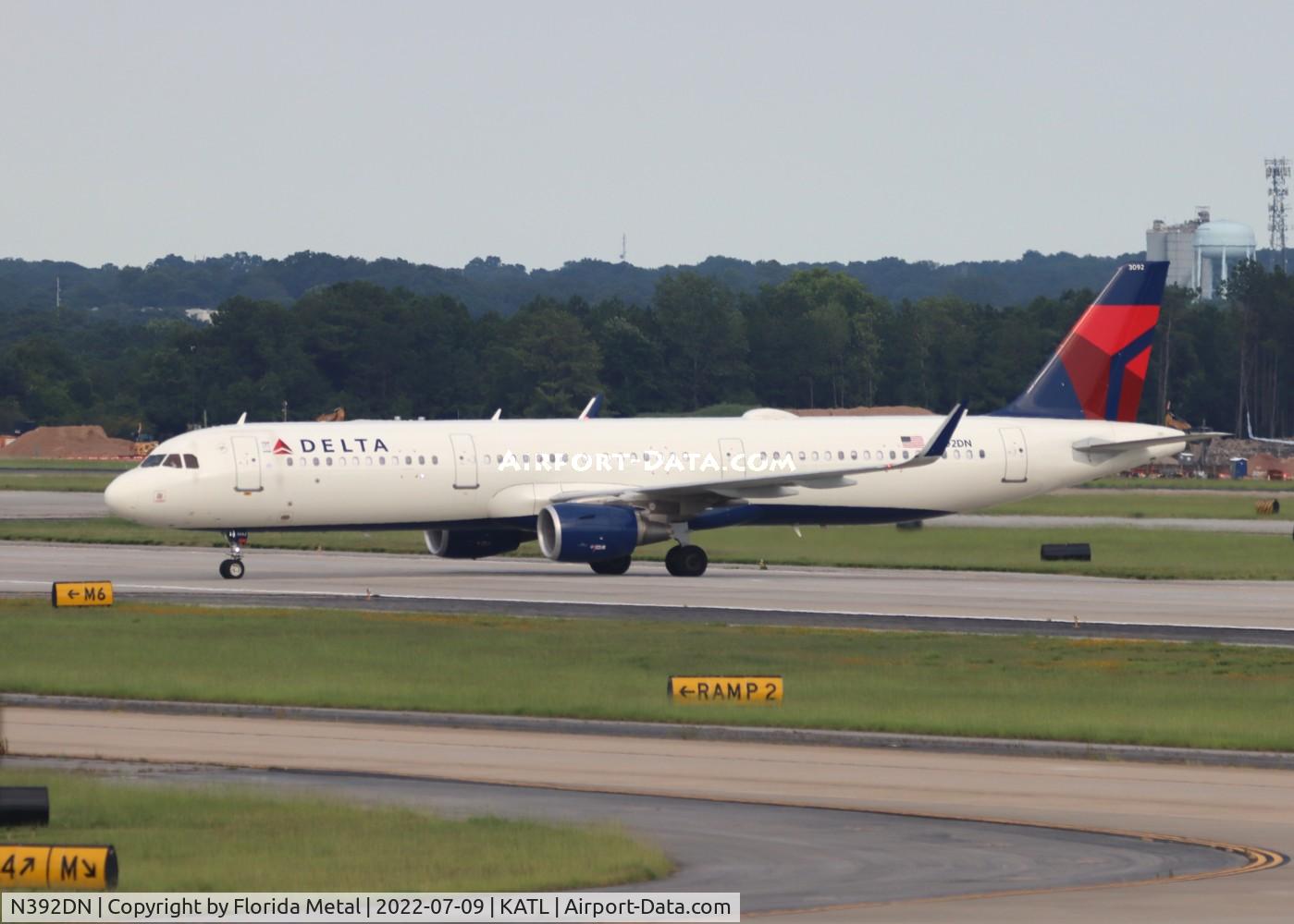 N392DN, 2019 Airbus A321-211 C/N 9028, ATL 2022