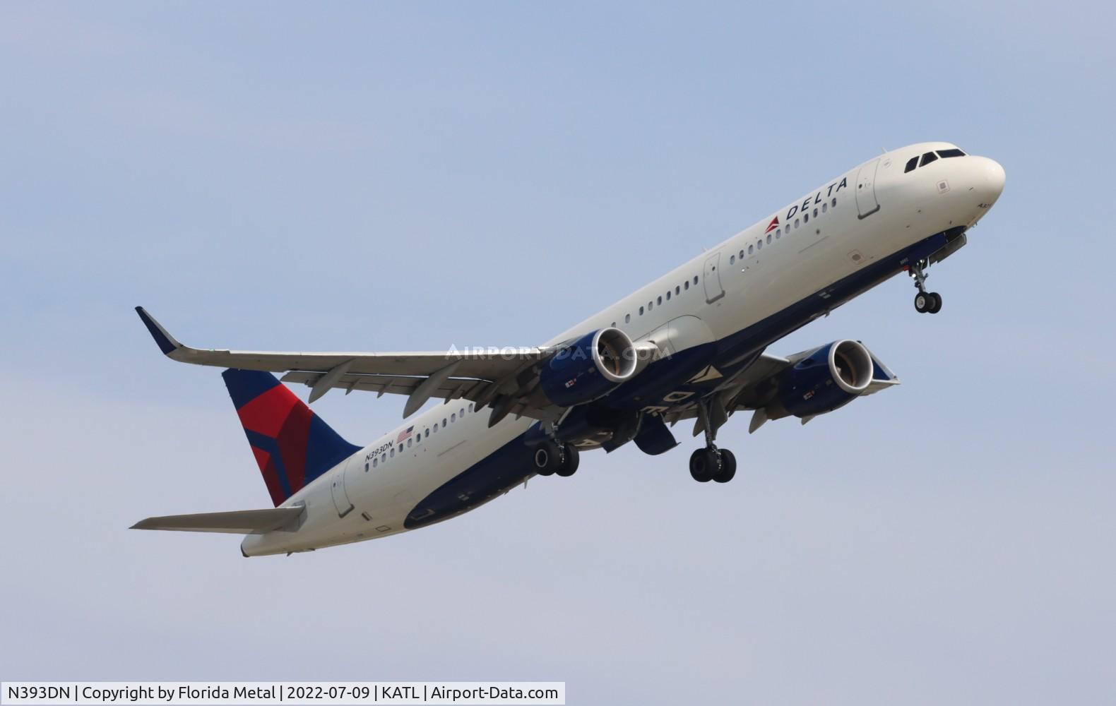 N393DN, 2019 Airbus A321-211 C/N 9067, ATL 2022